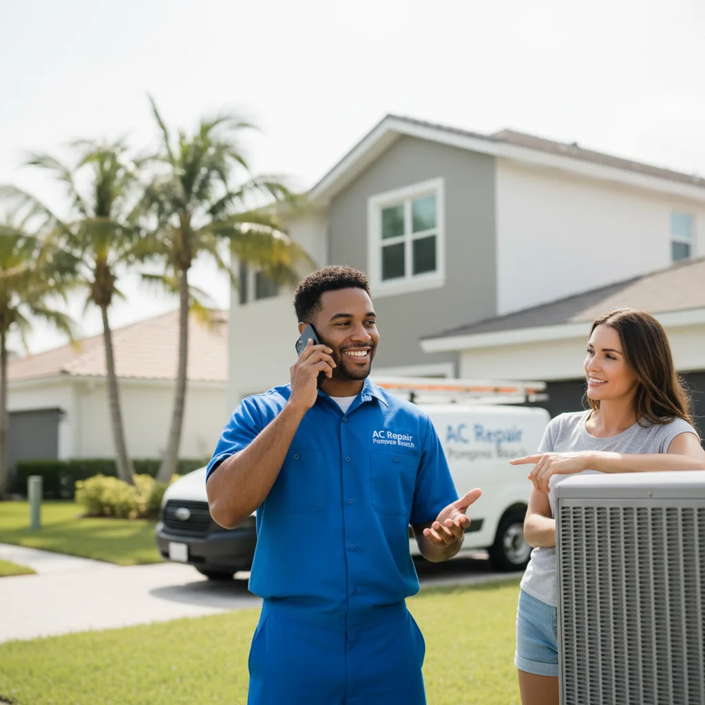 AC Repair Pompano Beach customer support in Evington